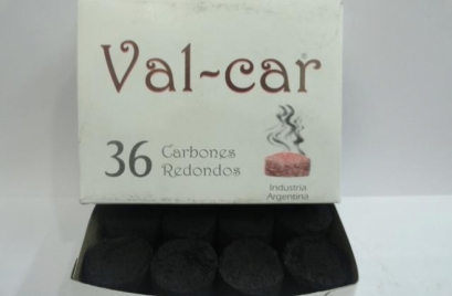 Carbón Redondo x36unid